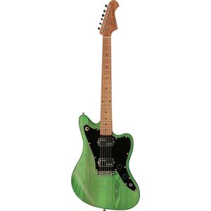 Fazley Outlaw Series Maverick Plus HH Green elektrische gitaar met gigbag