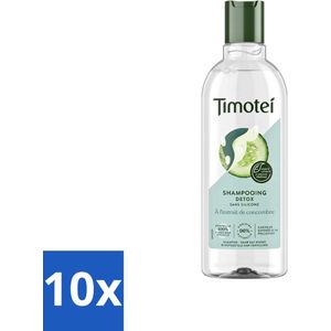 Timotei - Shampoo - Detox - Komkommerextract - 300ml - Bulkverpakking - 10 stuks