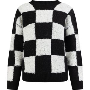 myMo - Nolie - Gebreide Trui - Grote Ruitpatroon