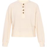 usha - BLUE LABEL - Sweatshirt - Beige/Wit - Fashion Look