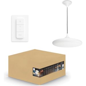 Philips Hue Cher hanglamp - warm tot koelwit licht - wit - 1 dimmer switch
