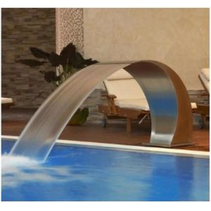 Collox Waterval kraan - Fontein - Decoratieve kraan - Vijver - Tuin - Zwembad - RVS - 30x60 cm