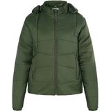 Usha - Licht Gewatteerd Jack - Sportief Design - Met Afneembare Capuchon