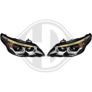 Verstralerset Tuning set Koplampen - Halogeen H7/H7 - Angel Eyes - (Bmw 5-Seire E60/E61) - Model: 2003-2008 - Pre-Facelift