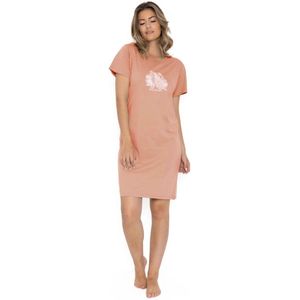 Cocodream dames nachthemd korte mouw - Jungle - S - Groen