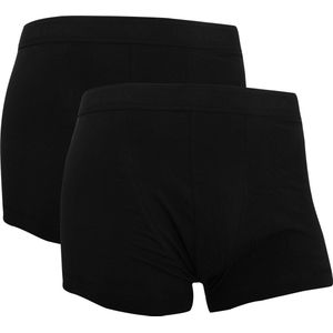 Fruit Of The Loom Heren Klassieke Shorty Katoenrijke Boxershorts (2 stuks) (Zwart)