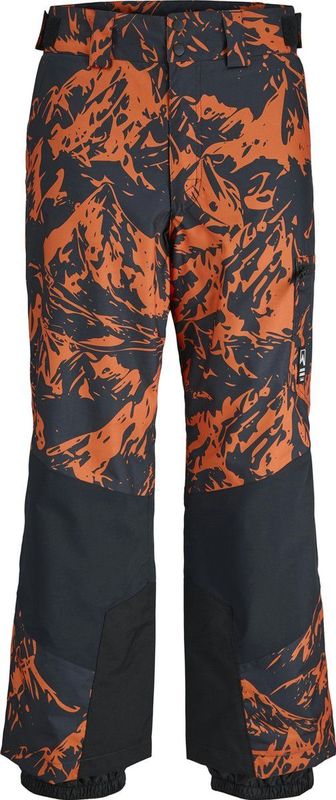 JACK & JONES Outdoorbroek 'JJAW25'  oranje / zwart