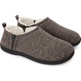 Pantoffels Heren - Sloffen - Grijs - Anti-slip - Maat 40/41 - Comfeet