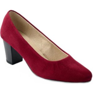 Leren slingback met ronde teen, comfortabele wijdte