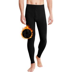 Thermische lange onderbroek voor heren van fleece - ideaal voor de winter