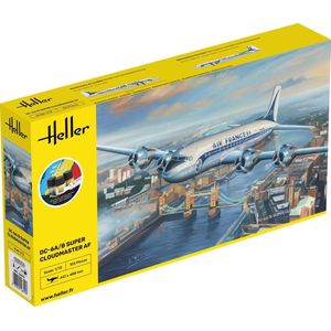 1:72 Heller 56315 Douglas DC-6 Super Cloudmaster AF - Starter Kit Plastic Modelbouwpakket