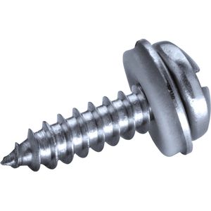 GOEBEL® - 500 x Bolkop plaatschroeven (Ø x L) 4,2 x 13 mm RVS V2A / A2 (AISI 304/02) met EPDM Ring - Schroeven - 1730442130