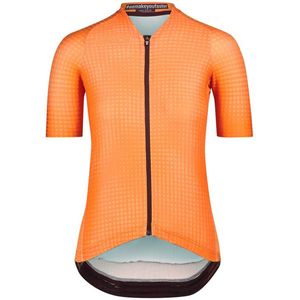 Bioracer Icon Korte Mouw Wielertrui Oranje M Vrouw