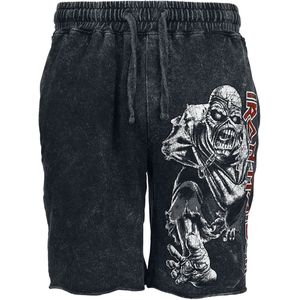 Iron Maiden Eddie Heren Shorts - grijs - S
