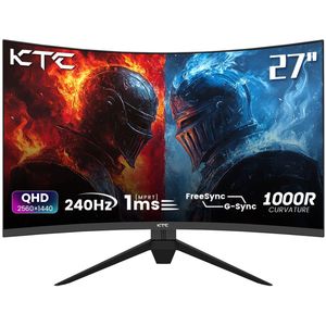 KTC H27S25E Gaming Monitor - 27 inch - 2560x1440 QHD - 240Hz - 1ms MPRT