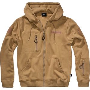 Brandit - Tactical Sweatshirt - Geborsteld Fleece - Met Rits