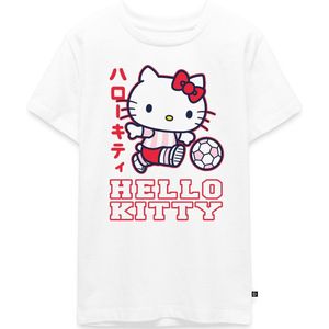 Hello Kitty Speelt Voetbal Premium T-Shirt Tiener