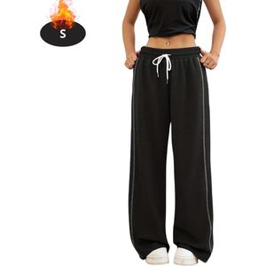 Nivard Trainingsbroek Dames - Sportbroek - Trainingsbroek Lang - Trainingspak - Sportkleding - Zwart - XS