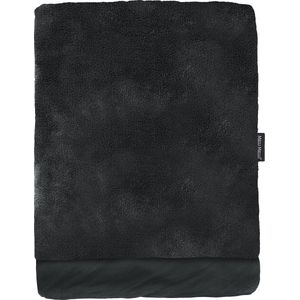 Melli Mello Luxe Plaid 130x170cm - Zwart - Luxe Fleecedeken: Plaid voor Stijlvolle Decoratie- Flanel Fleece Plaid voor Bank, Bed en Decoratie - Extra Zacht en Comfortabel - By The Way