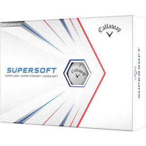 Callaway SuperSoft 2021 Golfballen - Wit - 12 Stuks