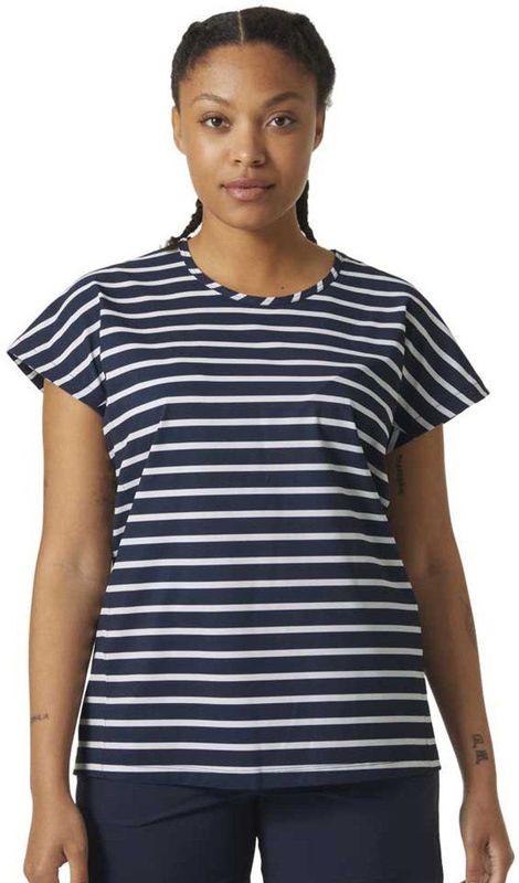 Helly Hansen - Thalia - Sportshirt - Blauw - 86% Polyester, 14% Elastaan