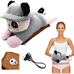 Equivera Elektrische Kruik - Elektrische Kruik - Warmtekussen - Buikverwarmer - Kruik voor in Bed- Warmwaterkruik