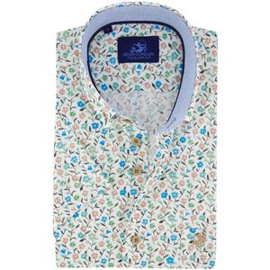 casual overhemd korte mouw bloemenprint Eden Valley