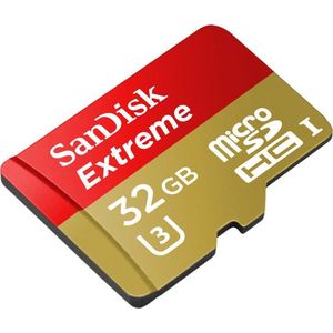 SanDisk Extreme Micro SDHC - 32GB - Class 10 - U3