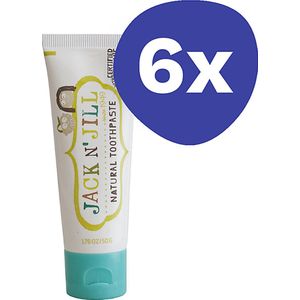 Jack N' Jill Natuurlijke Organische Tandpasta - Blauwe Bes (6x 50g)