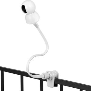 Equivera babyfoonhouder - Witte Flexibele Camerahouder - Babyfoon Stand voor Camerabevestiging, Compatibel met Baby Monitor 3.2, View, 8.2
