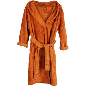 Timboo Badjas kind Inca Rust 8/10 jaar - Bamboe - Extra zacht - Kinderbadjas -