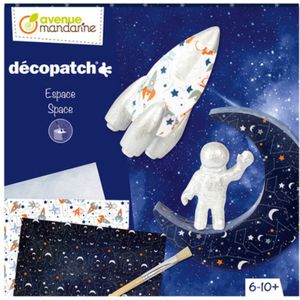 Avenue Mandarine Decopatch Space Kit creatieve 8-delige set
