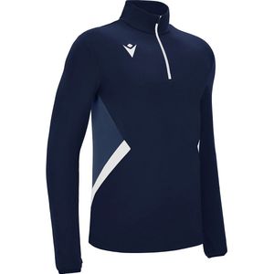 Macron Victory Piave Ziptop Heren - Marine / Wit | Maat: XL