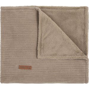 Baby's Only Wiegdeken teddy - Baby deken Sense - Dekentje voor jongens en meisjes - 2.6 TOG - 70x95 cm - Clay - Rib corduroy stof - Herfst & winter deken