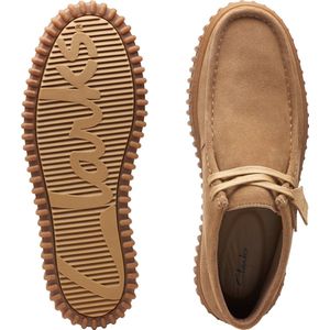 Clarks - Torhill Hi - Enkellaarsjes - Donker Zandkleurig - Suède