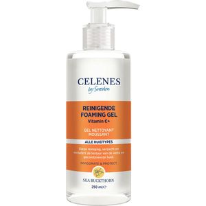 Celenes by Sweden Sea Buckthorn Reinigende Schuimgel - 250ml - Voor Vette/Gecombineerde Huid - met Vitamine C+