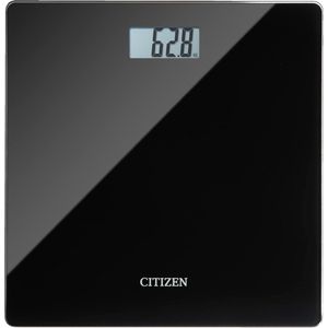 Personenweegschaal - Slank Design - Resultaten van Eerdere Metingen - Step-On-technologie - LCD-display - Zeer Sterk Glas