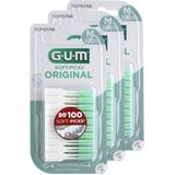 3x GUM Soft-Picks Original Medium 100 stuks