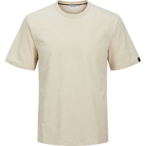 Jack&Jones - Jjfinny Tee Ss Crew Neck - T-shirt - Beige