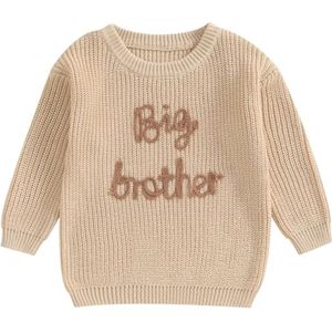 Gebreide Trui voor Babyjongens - Lange Mouwen Casual Top Kleding voor 0-5 Jaar - Herfst en Winter Outfit