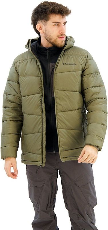 Columbia - Fivemile Butte II - Jas - Groen - Gevoerde Capuchonjas voor Heren