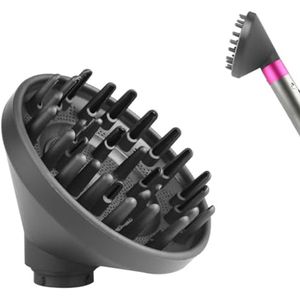 Geschikt voor Dyson Krultang Accessoires Krultang Diffuser Mondstuk - Grijs
