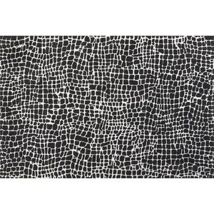 PUNGE - Vloerkleed - Zwart/Wit - 200 x 300 cm - Polyester