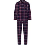 Pastunette - Aspen Ski - Pyjama - Donkerblauw - Katoen - Flanel - Geruit