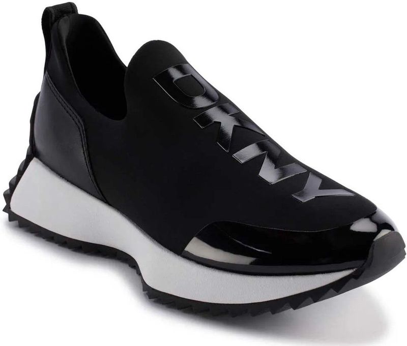 DKNY - Nallen - Slip On Sneakers - Zwart - Dames