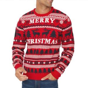 Feestelijke Kersttrui voor Heren - Rendier en IJsbeer - Maten S-XXL