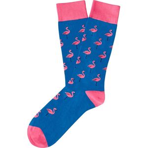 Jimmy Lion sokken flamingo blauw - 41-46
