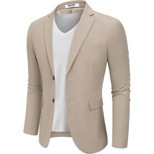 Sportieve heren blazer met twee knopen voor vrije tijd en business