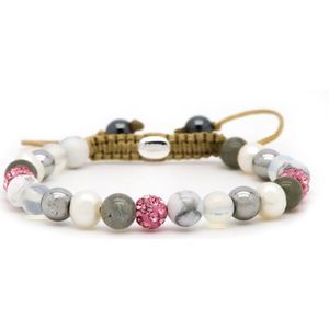 Karma Armband (Sieraad) XS Pink crystal Roze 83994