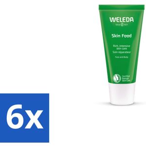 WELEDA - Crème - Skin Food - Droge huid - 30 ml - Voordeelverpakking - 6 stuks
